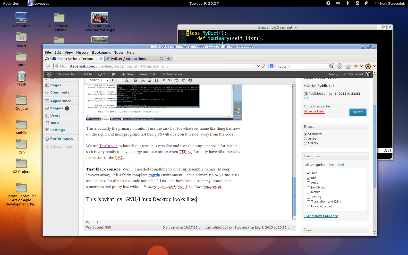 Linux Desktop - Gnome 3